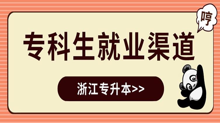 恭学网校 | 浙江专升本专科生可以关注的几个就业渠道！