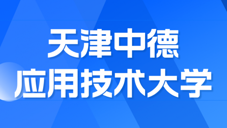 【天津中德应用技术大学】2024年高职升本科招生章程