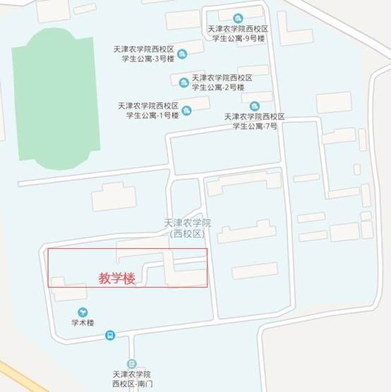 天津农学院地图东校区图片