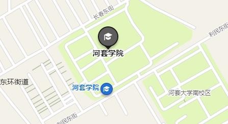 河套学院地图图片